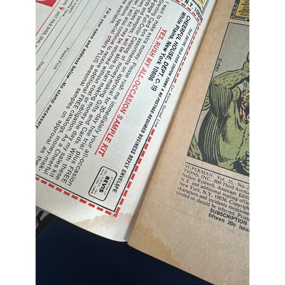 DC Comics Superman #263 April 1973 The Man Of Molten Steel Bagged Boarded - Picture 4 of 5